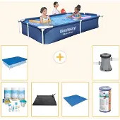 Bestway Steel Pro Rechteckig - 221x150x43 cm - 7-teilig S21514