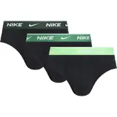 Nike Slip UNDERWEAR "BRIEF 3PK", Herren, Gr. M, 3 Stk., barley, Jersey, Obermaterial: 95% Baumwolle, 5% Elasthan, unifarben, körpernah, Unterhosen Slip, mit Logo-Elastikbund