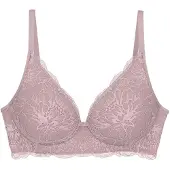 Triumph Bügel-BH "Amourette Charm T N03", Damen, Gr. 75, Cup C, rosa (sophia), Spitze, Obermaterial: 70% Polyamid, 28% Elasthan, 2% Modal, BHs Bügel-BH, Stretch-Spitze