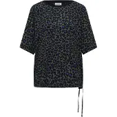 Cecil Shirtbluse mit Animal-Print, Rundhalsausschnitt, Viskose