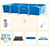 Intex Rechteckiger Frame Pool - 450x220x84 cm - 7-teilig S21130