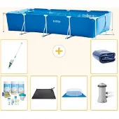 Intex Rechteckiger Frame Pool - 450x220x84 cm - 7-teilig S20073