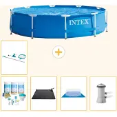 Intex Frame Pool Rund - 366x76 cm - 6-teilig S21003