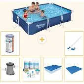 Bestway Steel Pro Rechteckig - 300x201x66 cm - 7-teilig S21564