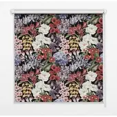 Tulup INNENROLLO - Fensterrollo - Rollo - 110x140 cm - Bunte Blumen