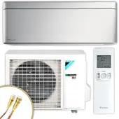 Daikin Split Klimaanlage | Stylish C-Serie | silber | 3,4 kW Quick Connect