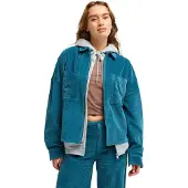 Roxy - Women's Chilled Out Washed Cord - Freizeitjacke Gr L blau