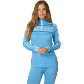 Kari Traa - Women's Ines Half Zip - Merinounterwäsche Gr L blau