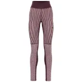 Kari Traa - Bas technique en laine de mérinos - Smekker High Waist Baselayer Pants Cocoa Powder für Damen aus Wolle - Größe M - Rosa