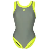Arena - Women's Bold Lines Swimsuit - Badeanzug Gr 36 oliv