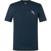 Super.natural - Little Flear Tee - Merinoshirt Gr XXL blau