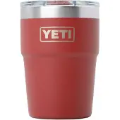 Yeti Rambler Stackable Cup 16oz Mag Slider Lid, Stag Red, stapelbarer Thermobecher mit Deckel, 473 ml
