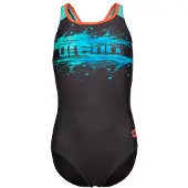Arena Badeanzug Einteiler Mädchen Paint Swim Pro