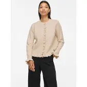 Vila Vijacia Rüschen Strickjacke