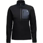 Black Diamond W Rift Half Zip Fleece Jacket black-black (9008) XSM