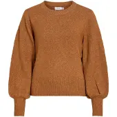 Vila Vimalu Rundhals Strickpullover