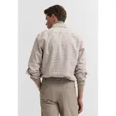 Bugatti Langarmhemd "Modern Fit" Modern Fit Oxford Karo Button-Down