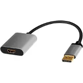Logilink CDA0108, 0,15 m, DisplayPort, HDMI, Männlich, Weiblich, Gerade
