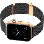 Maxcom , Damen Smartwatch Modell FW64 Oxygen 2 mit integriertem Schmuckarmband, Schwarz