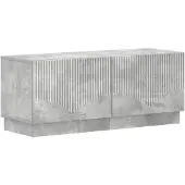 vidaXL LED-TV-Schrank HOORN 3 stk. Betongrau Holzwerkstoff