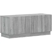 vidaXL LED-TV-Schrank HOORN 3 stk. Sonoma-Grau Holzwerkstoff