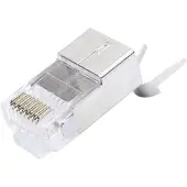 Pni Cat 7s Ftp Rj45-stecker 10 Einheiten Silber Silber One Size
