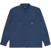 Billabong Langarmhemd "Since 73 Del Mar Flannel", Herren, Gr. L, blau (schwarz denim), Obermaterial: 100% Baumwolle., Hemden Langarmhemd