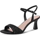 Tamaris Damenschuhe 1-28313-46 Black Glam, Größe 40