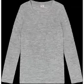 CeLaVi Blouse LS - Solid alloy melange (1370) 90