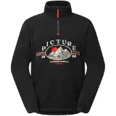 Picture - Gamvik Fleece Crew - Fleecepullover Gr S schwarz