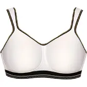 Viania Sport-BH "Sport BH intense", Damen, Gr. 80, Cup C, weiß, Obermaterial: 89% Polyester PES. 6% Elasthan EL. 5% Polyamid PA., BHs Sport-BH