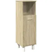 vidaXL Badschrank Sonoma-Eiche 30,5x30x95 cm Holzwerkstoff