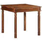vidaXL Esstisch 80x80x77 cm Massivholz Akazie