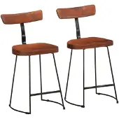 vidaXL Barhocker 2 Stk. 49x43x79 cm Mango Massivholz