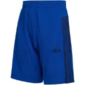 Adidas Shorts SPORTSWEAR "TRAIN ESSENTIALS 3-STREIFEN KIDS", Jungen, Gr. 128, N-Gr, blau (royal blau, dunkelblau,), Obermaterial: 100% Polyester, Hosen Shorts, Topseller