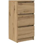 vidaXL Sideboard Artisan-Eiche 37,5x35x76 cm Holzwerkstoff