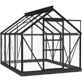 VD Home Furnishing Ersatzscheiben für Gewächshaus 16 Stk. Hartglas