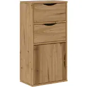 vidaXL Beistellschrank mit Schubladen ODDA 40x24x79 cm Massivholz Kiefer