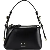 Armani Exchange für Damen. XW002990AF26452UC001 Tasche mit Metallapplikationen und verstellbarem Riemen schwarz (OSFA), Lässig, Polyeste