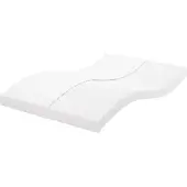 vidaXL Schaumstoffmatratze Weiß 120x210 cm 7-Zonen Härtegrad 20 ILD