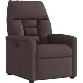 vidaXL Relaxsessel Dunkelbraun Stoff