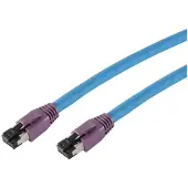 Shiverpeaks BASIC-S Patchkabel, Kat. 8, S/FTP, 10,0 m, blau