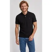 GUESS für Herren. M6YP60K4388 Basic Poloshirt Kurzarm schwarz (L), Lässig, Baumwolle