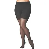Falke Beauty Plus 50 DEN Damen Strumpfhose, E SHORT, Grau, Uni