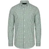 Steppin' Out Popelinehemd Vichy Green