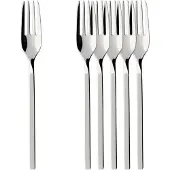 Villeroy & Boch Tafelgabel "Kuchengabel NewWave 15,5 cm 6er Set edelstahl" Spülmaschinenfest