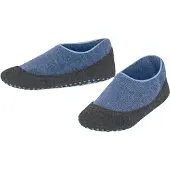 Falke Cosyshoe Kinder Hausschuhe, 29-30, Blau, Uni, Schurwolle