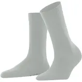 Falke Softmerino Damen Socken, 41-42, Grau, Uni, Schurwolle