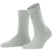 Falke ClimaWool Damen Socken, 41-42, Grau, Uni, Schurwolle