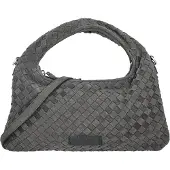 Les Visionnaires Sadie Weave Cozy - Umhängetasche 39 cm (asphalte)